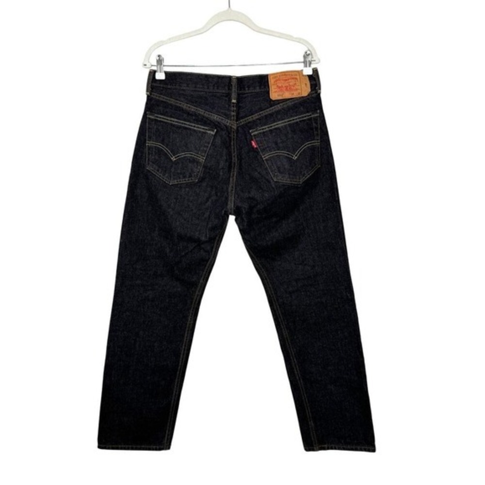 Levis 501 Black Wash Jeans Mens 34 - Picture 3 of 12